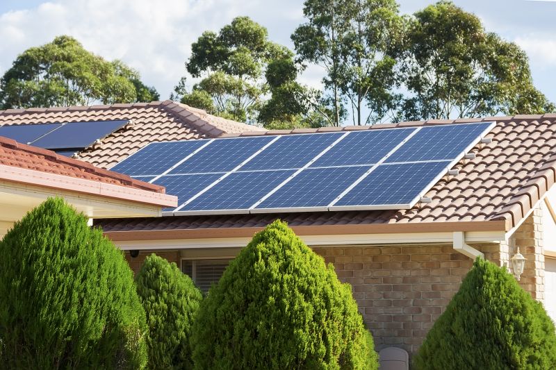 Residential Solar Panels in Use